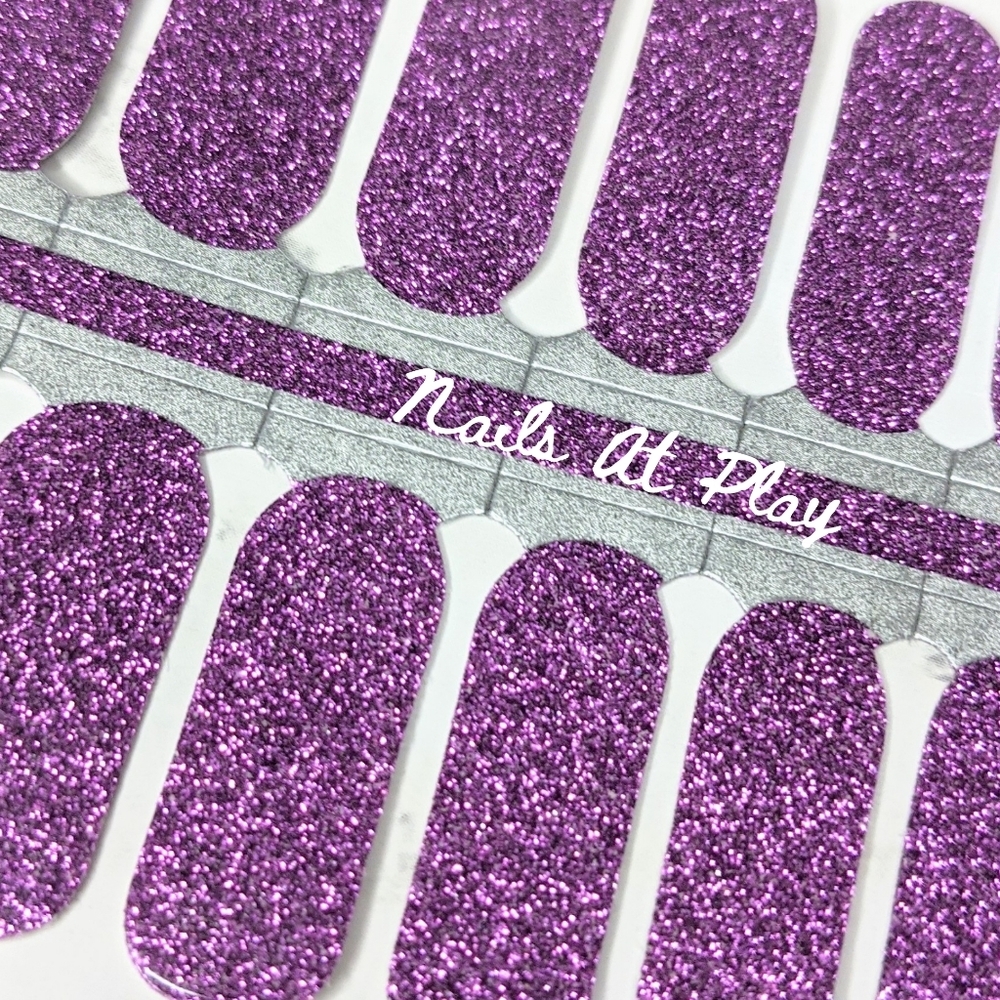 5 for $15 Nail Wrap - Lavender Sparkle